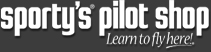 Logo of Sporty's Pilot Shop, a flight training resource.