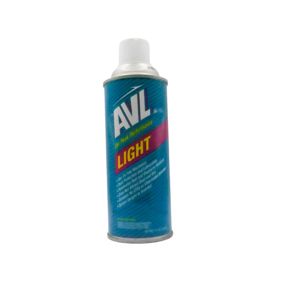 Blue aerosol spray can with white cap